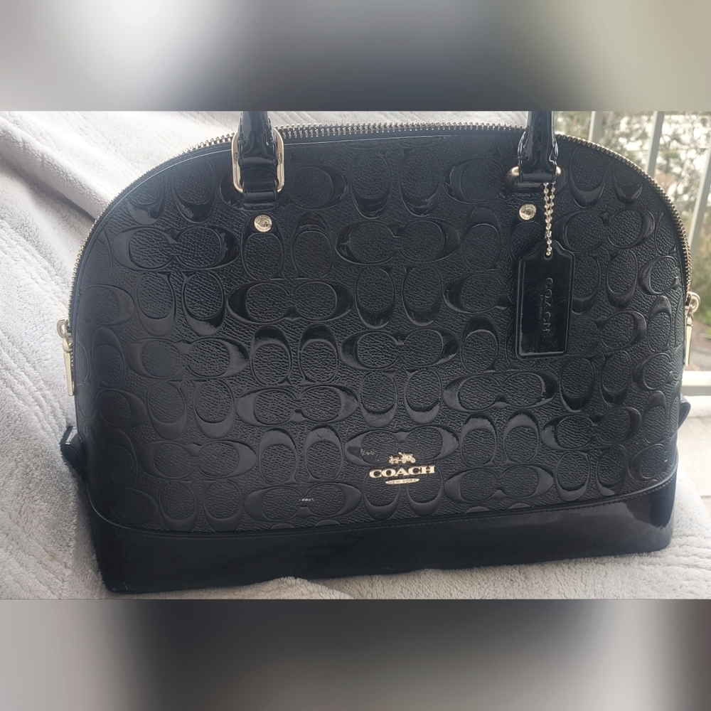 Vintage Coach Patent Leather purse